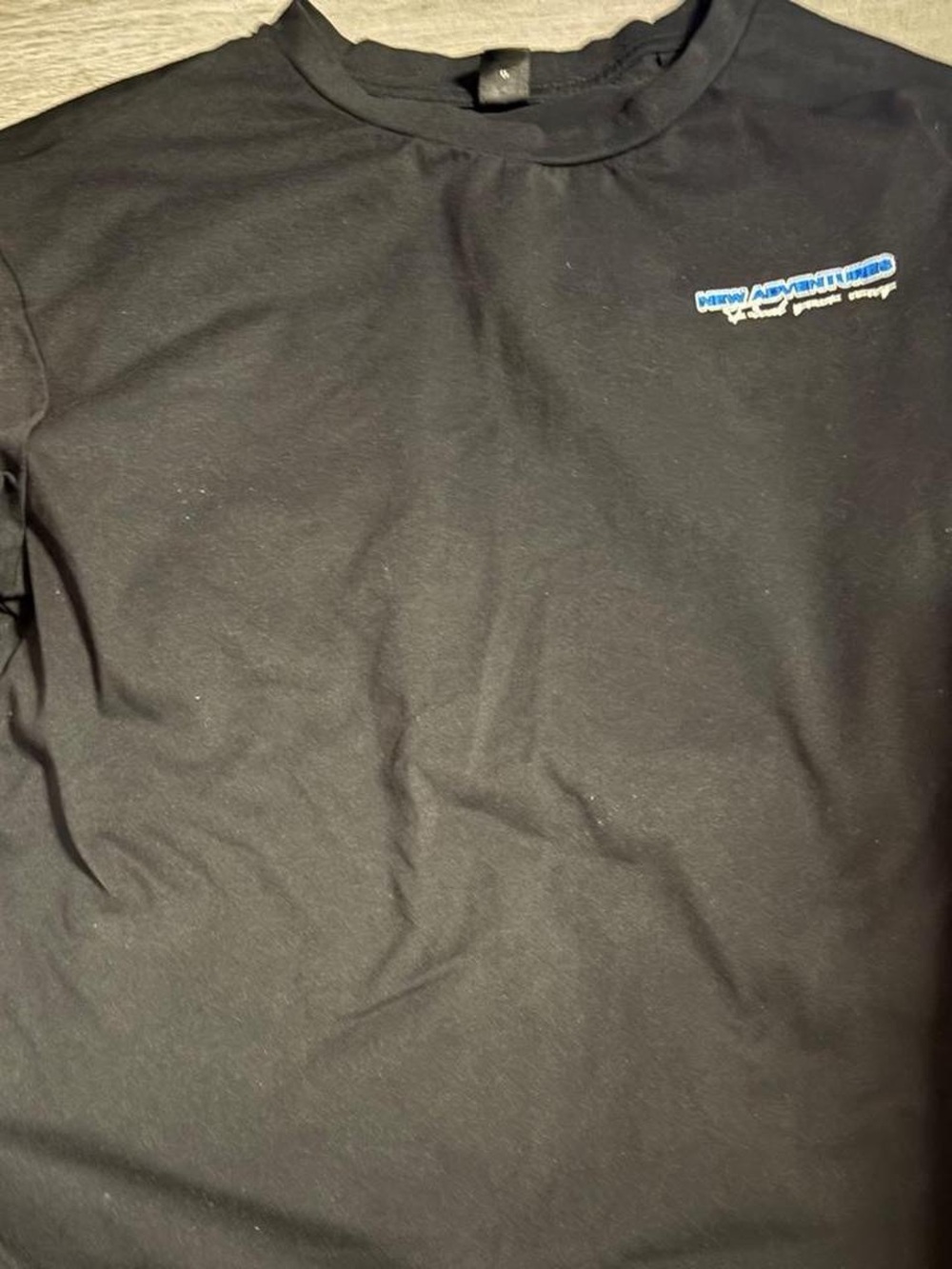 Black Short Sleeve Graphic Tee - Unbranded